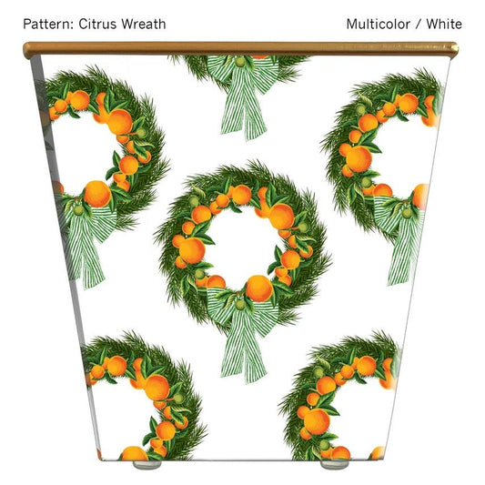 Citrus Wreath Cachepot Container