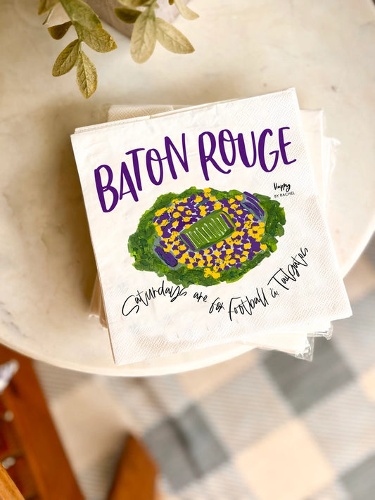 LSU/Baton Rouge Tailgate Napkins