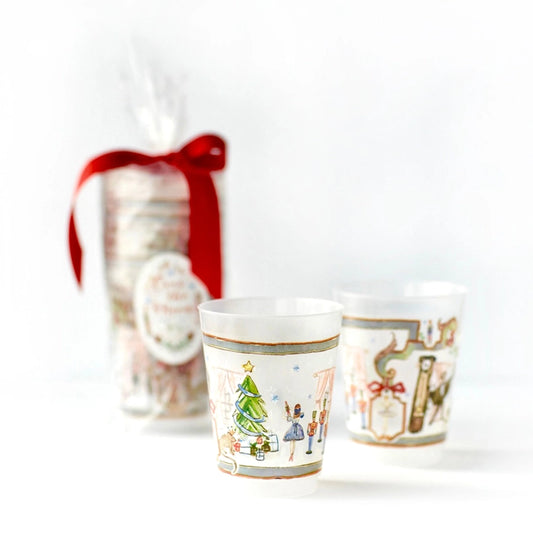 Nutcracker Scene Frosted Cups